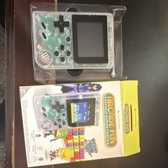 Tech Solutions TS-PGC01 Portable Gaming Console Clear USB-A RCA Rechargeable TV