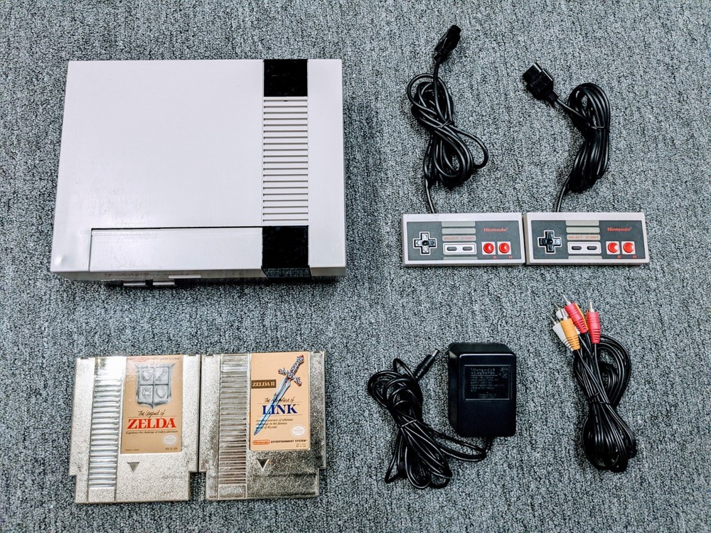 Nintendo Entertainment System NES Original Zelda I & II Set New 72 Pin!