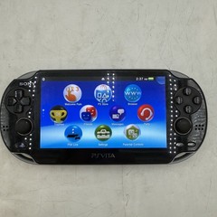 Sony PlayStation PS Vita PCH-1001 Black Handheld Console. With 2 Game Downloaded