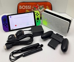 Nintendo Switch OLED Model Splatoon 3 Edition 64GB Console w/ Case