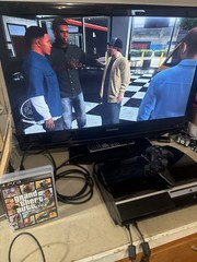 Sony PS3 Console Bundle 2 OEM Controllers GTA V Skate 3 Red Dead COD Tested