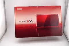 Nintendo 3DS Handheld Console Flame Red (Complete) USA Region, 32GB, With Games