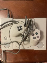 Sony PlayStation 1 Gray Console Composite RCA with Controllers & Madden 2002