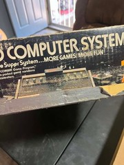 ATARI CX-2600A VIDEO COMPUTER SYSTEM 1980 Original Box With Games SEE PICS WORK