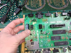 Atari 2600 Junior EXACT DEFECTIVE DONOR MB’S x 2-UNKNOWN-NOT TESTED-ISSUES-SEE