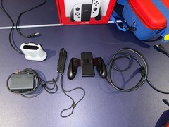 Nintendo Switch OLED Bundle with Original Dock, Box, and Accessories
