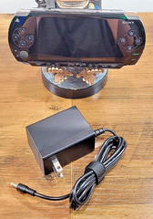 PSP 1001 Console Black with Charger *Tested & Works*