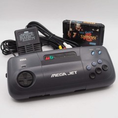 Mega Drive MEGA JET Console System HMJ-0300 + The SUPER SHINOBI Tested Working