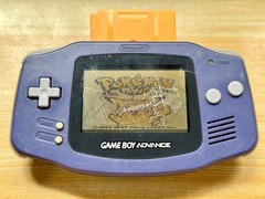 Nintendo Gameboy Advance AGB001 Cobalt Indigo Blue Handheld System Console GBA