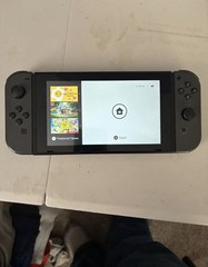 Nintendo Switch Black/Gray Home Console w/ Wi-Fi, HDMI, Joy-Con, Dock, Box