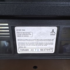 Atari 7800 ProSystem Console Bundle 5 Game Programs Tested Working