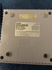 Super Nintendo Jr SNES SNS-101 Console W/RF Adapter Only-Tested Works