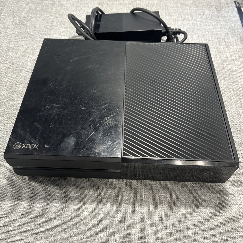 Microsoft Xbox One Console Model 1540 500GB Black w/ Power Supply For Parts