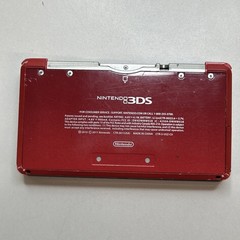 Flame Red Nintendo 3DS (Original) – WORKING – Includes Charger and Game