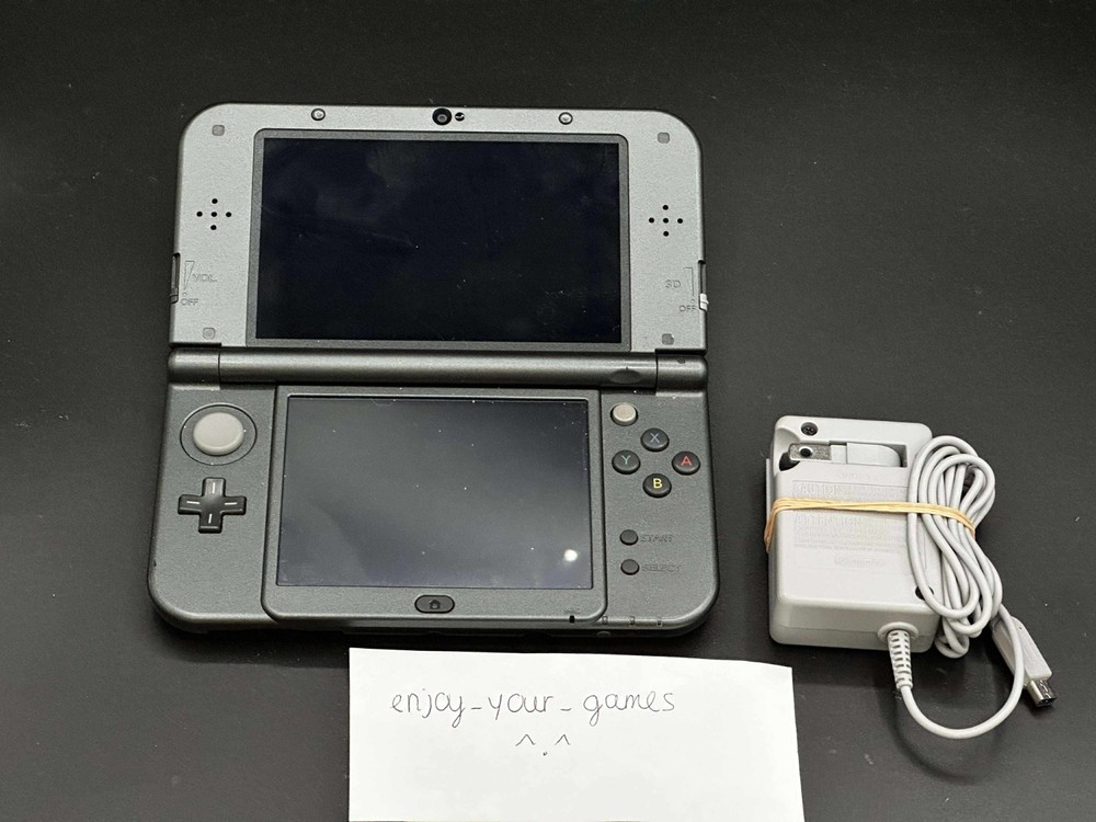 Nintendo New 3DS XL LL Black | English | Charger | USA Seller – SHIP IN 1-DAY