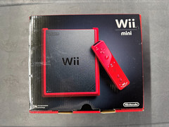 Nintendo Wii Mini Red Console Bundle UNOPENED BRAND NEW!! (NTSC) FREE SHIPPING!!