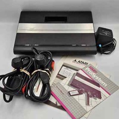 Atari 7800 ProSystem Console Cleaned & Tested – WORKS – Includes Controllers A+