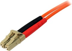 StarTech.com 3m Fiber Optic Cable – Multimode Duplex 50/125 – LSZH – LC/LC – OM2