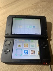1395 Nintendo 3DS LL Silver Black Excellent TESTED