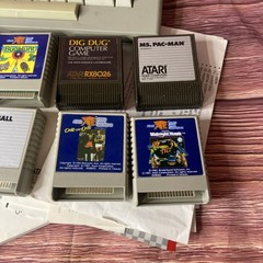 Atari XEGS Console, Keyboard Untested As-Is For Parts with Games And Manuals
