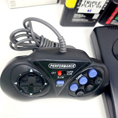 Sega Genesis Model 2 (MK-1631) SPORTS Console Controller Tested GOOD No Cables