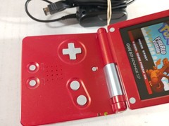 GBA SP RED AGS-101 Bright Screen Rebuilt OEM Shell Nintendo GameBoy Advance