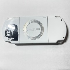 PSP-2001 Console Star Wars Darth White SONY tested w/Charger
