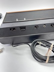 Vintage Atari CX-2600A Video Game Console w/ Joysticks and Power Cord UNTESTED