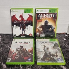 Microsoft Xbox 360 E Console Bundle Tested w/ 4 Games Controller HDMI No HDD