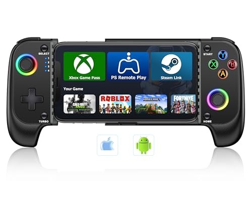 Smartphone Controller Bluetooth Compatible with iOS/Android Game Controller