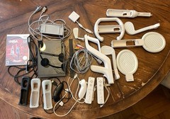 Nintendo Wii Console Black RVL-101(USA) And Accessories Not Tested.