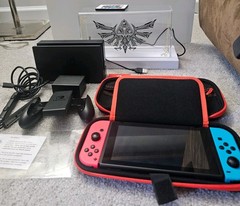 Excellent Condition Nintendo Switch Console W/ All Accessories & travel cases.