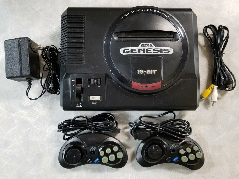 2 – 6 button Controller – Original SEGA GENESIS Console MK-1601 or 1st Gen