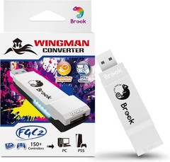 Brook Wingman FGC2 Converter Arcade Joystick Adapter Gamepad for PS5 & PC