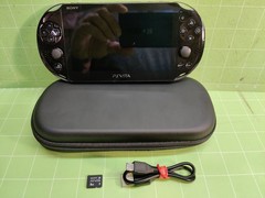SONY PS Vita PCH-2001 Slim Black Wi-Fi- LCD -FW:3.65 -TESTED – WORKING –