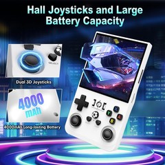 R36MAX Game Console,4.0 Inch IPS Screen Linux System with 64GB TF Card,Gaming…