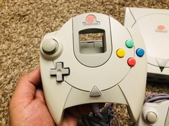 Sega Dreamcast Console System HKT-3020 With 2 Controllers & Memory Card TESTED3!