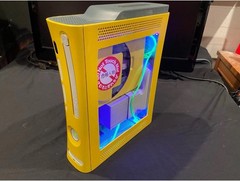 Custom Yellow and White Tonasket JASPER V2 xbox 360 Console