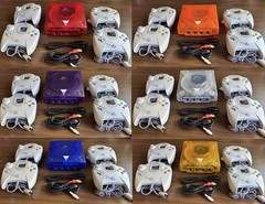 Sega Dreamcast Launch Edition Clear Consoles (NTSC)+1 original controllers