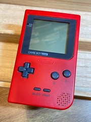 Nintendo Game Boy POCKET RED Handheld Console gameboy
