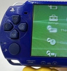 Sony PSP 2000 Blue Console TESTED + WORKING! no battery no charging cable incl.