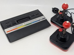 Atari 2600 Junior (Jr.) Console W/ Controllers & All Necessary Cables – Tested