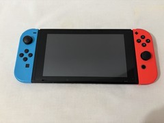 Nintendo Switch Console Bundle w/ Final Fantasy VII VIII Dock Case Neon Joy-Con