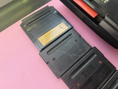SEGA Genesis Model 1 UNTESTED with 32X Games Genie Console