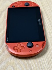Sony PS Vita PCH-2000 Neon Orange Console Only Tested Working Japanese Ver