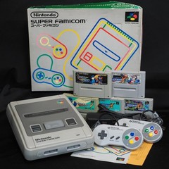 Nintendo Super Famicom Console system Boxed W/ ROCKMAN Games Tested NTSC-J SF