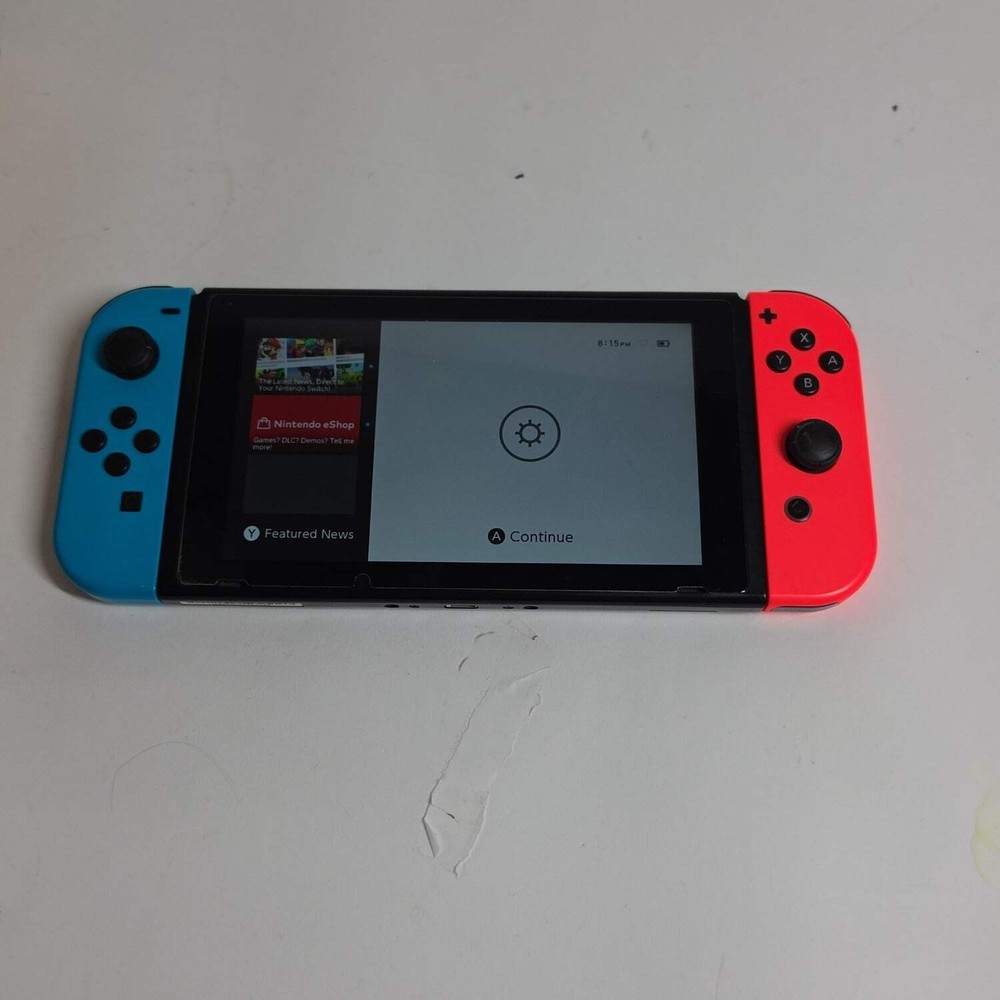 Nintendo Switch v1 Console Gaming System HAC-001 Red/Blue