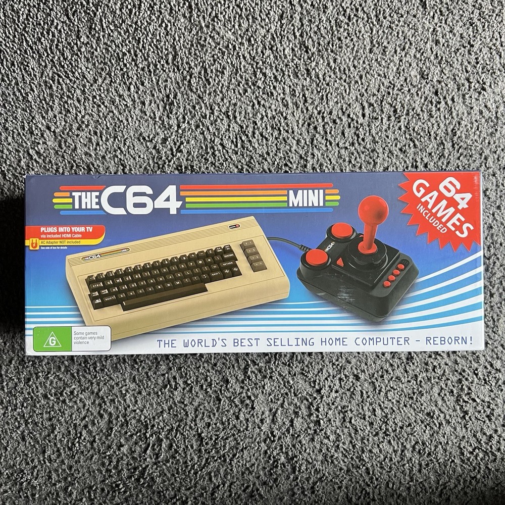 Commodore 64 C64 Mini Console VERY RARE AUS MAKE Never Used BRAND NEW 2018