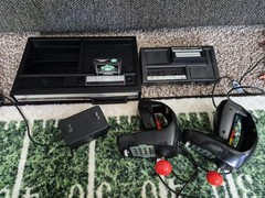 Colecovision Console Bundle Lot Controllers Cords Works Loads Games READ ALL
