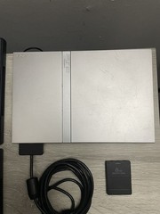PS2 Slim Console Bundle w/ Controller, 5 Games +Memory Card & Cords Tested Works